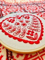 Nordic Heart Embroidery Kit