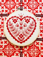 Nordic Heart Embroidery Kit