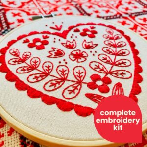 Nordic Heart Embroidery Kit