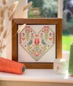 Scandi Heart Cross Stitch kit