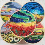 Northern Lights Landscape Embroidery Kit