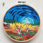 Northern Lights Landscape Embroidery Kit