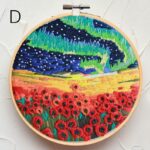 Northern Lights Landscape Embroidery Kit