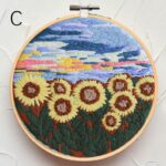 Northern Lights Landscape Embroidery Kit