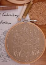 Scandinavian Folk Art Bird Embroidery Kit