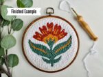 Scandi Floral Punch Needle Embroidery Kit