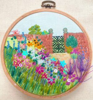 Herbaceous Border Embroidery Kit