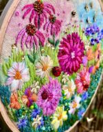 Garden Party Embroidery Kit