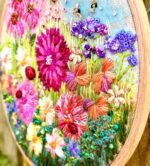 Garden Party Embroidery Kit