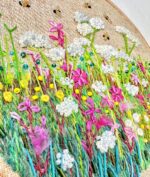 Summer Cow Parsley Meadow Embroidery Kit