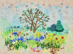 Spring Orchard Embroidery Kit