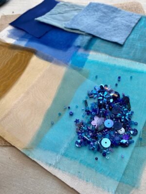 Play Around Embroidery Pack in Blues