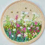 Summer Cow Parsley Meadow Embroidery Kit