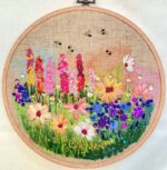 Cosmos and Snapdragons Embroidery Kit