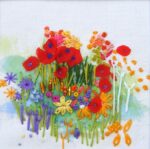 Harvest Poppies Embroidery Kit