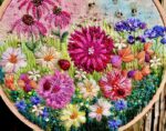 Garden Party Embroidery Kit