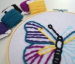 Butterfly Kids Embroidery Kit