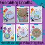 Butterfly Kids Embroidery Kit