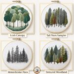 Modern Tree Embroidery Kit