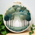 Modern Tree Embroidery Kit