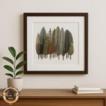 Modern Tree Embroidery Kit