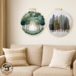 Modern Tree Embroidery Kit