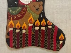 Scandinavian Santa Christmas Stocking DIY Kit