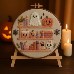 Pumpkin and Ghost Stitch Kit