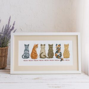 Cats Meow Cross Stitch Kit