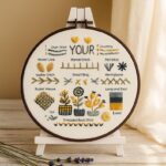Floral Stitch Sampler Embroidery Kit