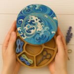 Floral Wooden Craft Storage Box