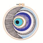 Evil Eye Mandala Embroidery Kit with Beads