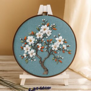 Beginner Cherry Blossom Embroidery Kit