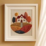 Autumn Cottage Embroidery Kit