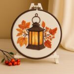 Autumn Lantern Embroidery Kit