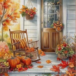 Autumn Porch Cross Stitch Kit