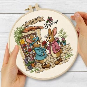 Bunny Embroidery Kit for Beginners