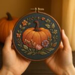 Fall Pumpkin Embroidery Kit