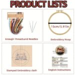 Autumn House Embroidery Kit