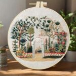 Flower Cottage DIY Embroidery Kit