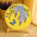 Wisteria and Butterfly Embroidery Kit