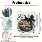 Halloween Patchwork Pumpkin Cross Stitch Kit