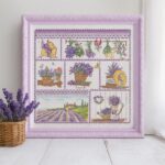 Lavender Field Cross Stitch Kit