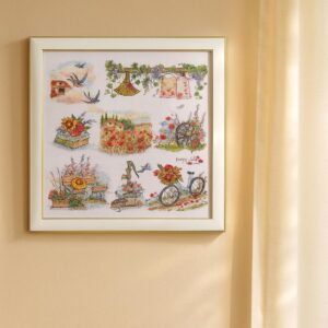 Summer Sampler Cross Stitch Kit