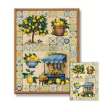 Mediterranean Lemon Tree Cross Stitch Kit