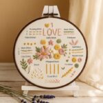 Floral Stitch Sampler Embroidery Kit