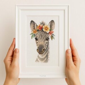 Baby Zebra Cross Stitch Kit