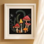 Mushroom Embroidery Kit
