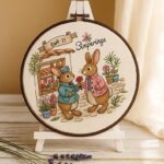 Bunny Embroidery Kit for Beginners