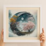 Moonscape Tree of Life Cross Stitch Kit